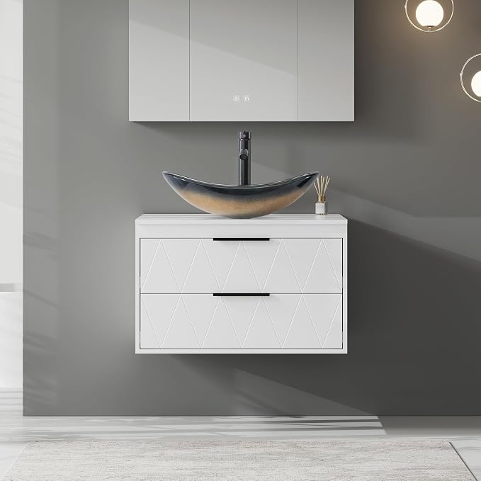 eclife 30" Floating Bathroom Vanities - Image 3