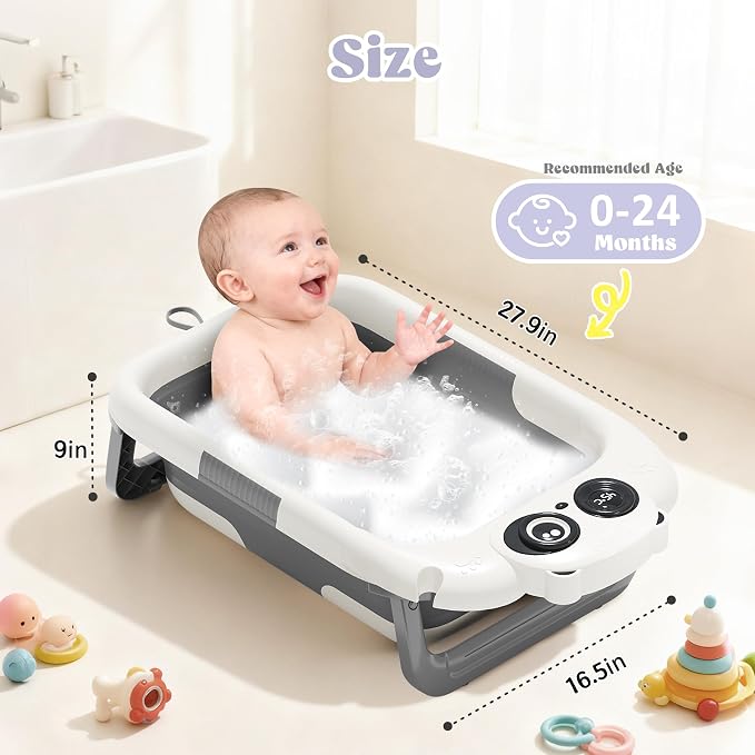 Foldable Baby Bathtub, Lightweight Bathtub - Image 2