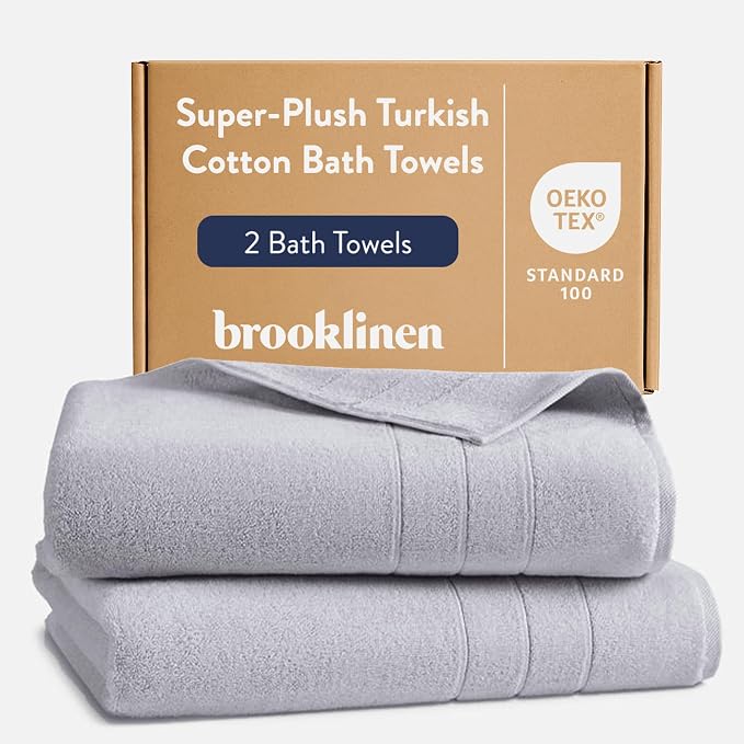 Brooklinen Super-Plush Turkish Cotton Bath Towels by Brooklinen