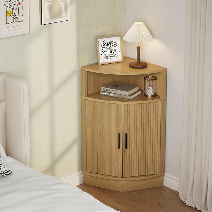 Corner Bathroom Cabinet, Modern Small Corner Cabinet - Image 8