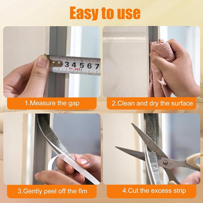 33.3FT Self-Adhesive Weather Stripping Seal - Image 5