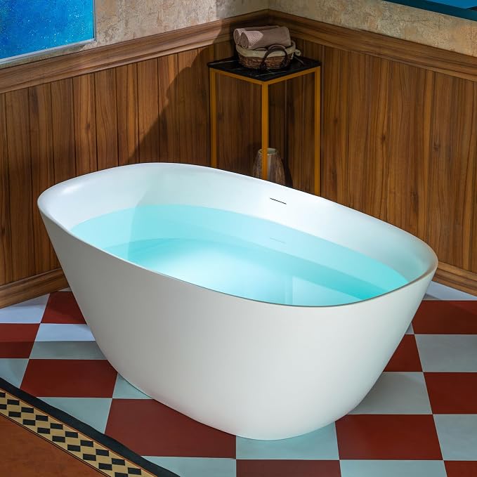 WOODBRIDGE 55 in. x 31.5 in. Stone Resin Luxury Contemporary Solid Surface - Image 4