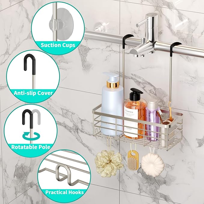 HapiRm Hanging Shower Caddy Organizer - Image 2