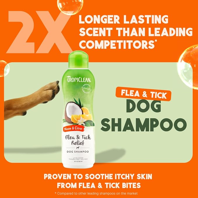 TropiClean Citrus Flea & Tick Shampoo - Image 3