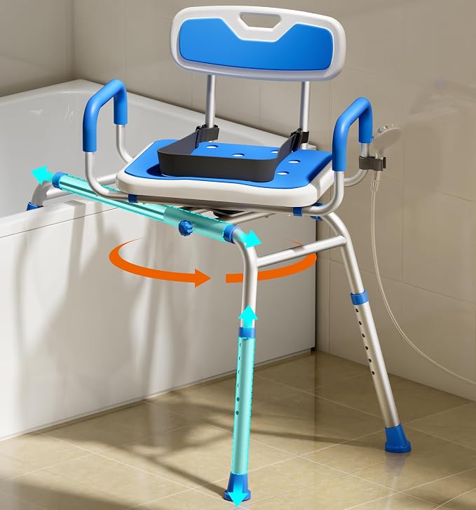 FSA/HSA Eligible Sliding Shower Chair by Bluelog