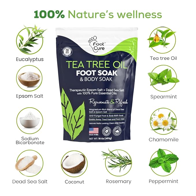FOOT CURE Tea Tree Oil Foot Soak - Image 5