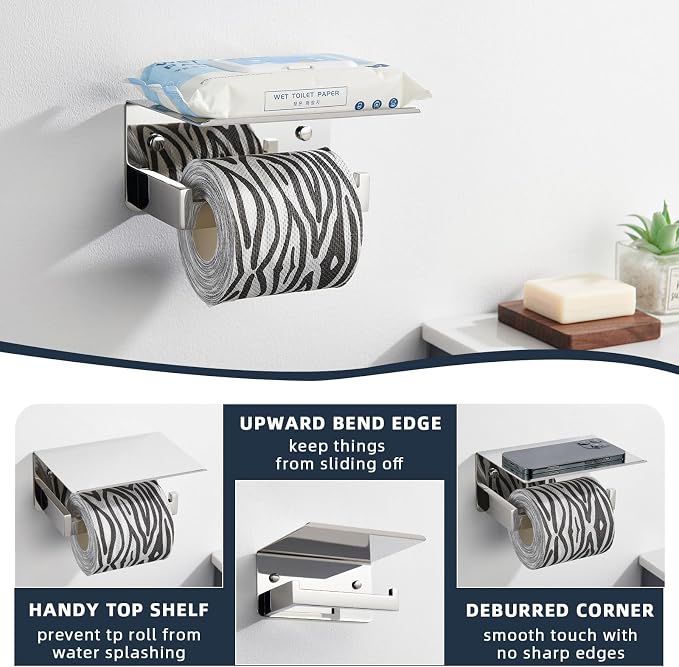 Angle Simple Toilet Paper Holder - Image 2