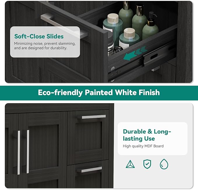 YOURLITE 36" Bathroom Vanity - Image 6