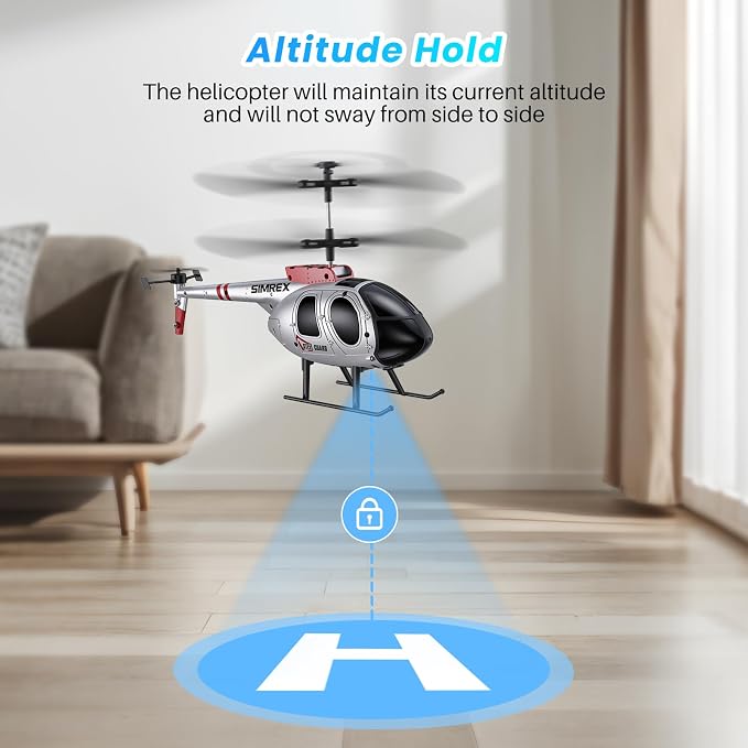 SIMREX RC Helicopter, Remote Control Helicopter Toy - Image 3