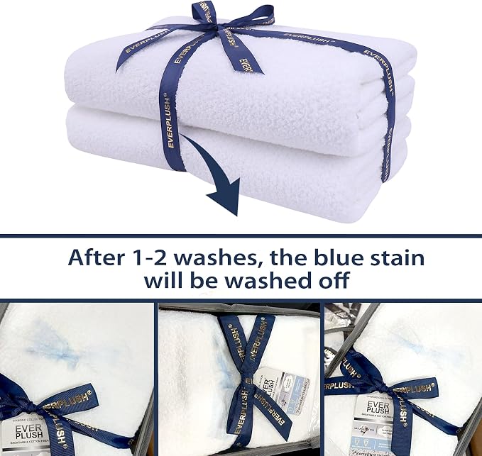 Everplush Oversized Bath Towels Sheet– 2 Pieces, Super Soft & Highly Absorbent - Image 4