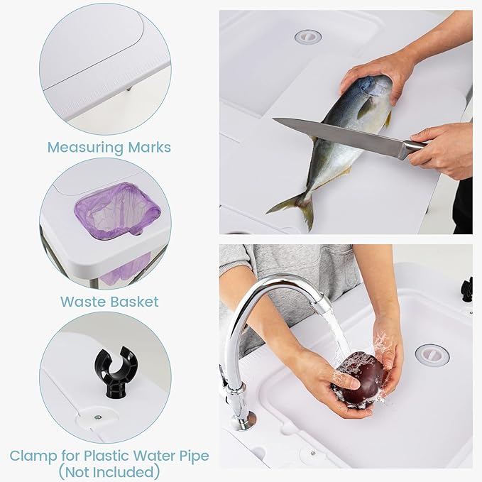 Goplus Folding Fish Cleaning Table - Image 7