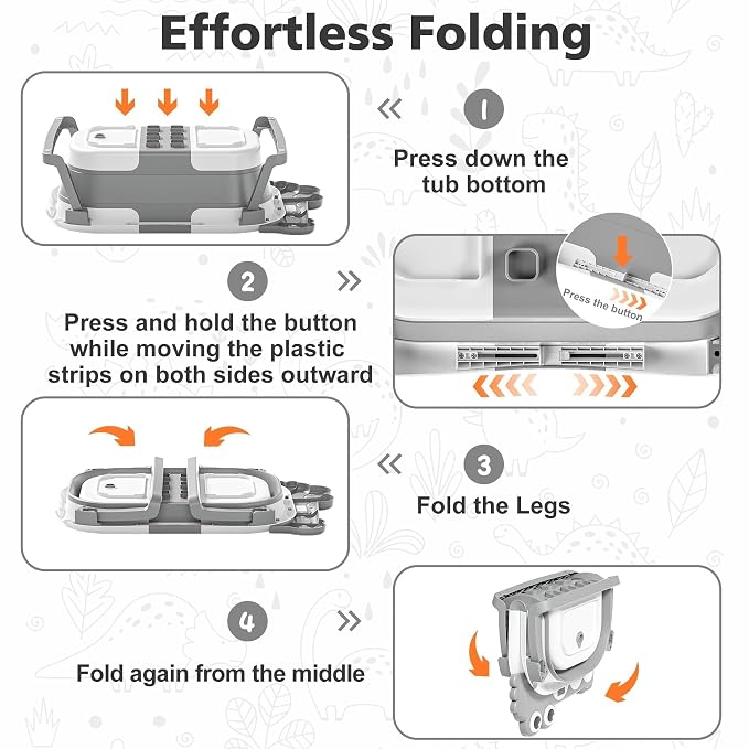 MoreFeel Collapsible Baby Bathtub - Image 7