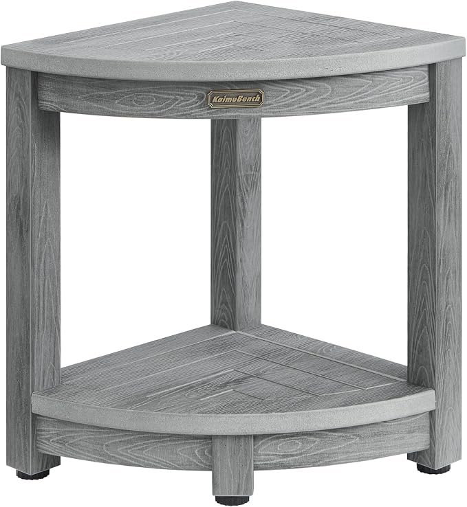 Waterproof Shower Bench for Inside Shower, Poly Lumber Shower Foot Seat by KaimuBench