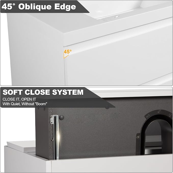 72" Floating Bathroom Vanity - Image 6