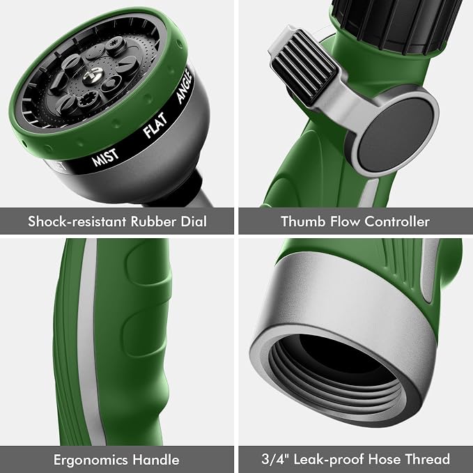 RESTMO Watering Wand Heavy Duty, Metal Garden Hose Wand - Image 7