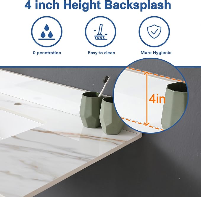 Montary 43"x 22" Bathroom Vanity Top - Image 6