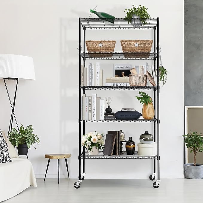 Storage Shelves 75"H Wire Shelving Unit - Image 2