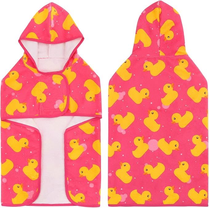 HDE Dog Bathrobe Super Absorbent Quick Drying Puppy Towel Wrap Coat Adjustable - Image 5