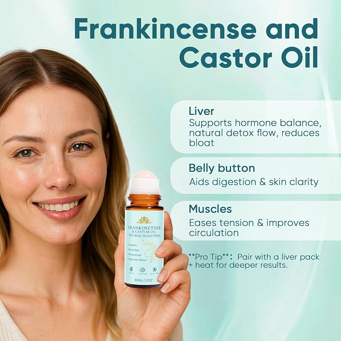 Frankincense and Castor Oil, Castor Oil Roll On - Image 4