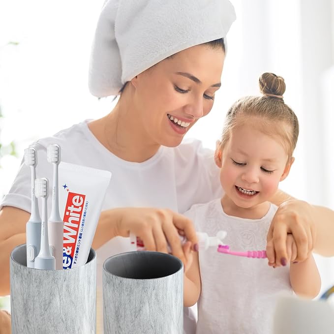 Marble Grey Toothbrush Holders - Image 7