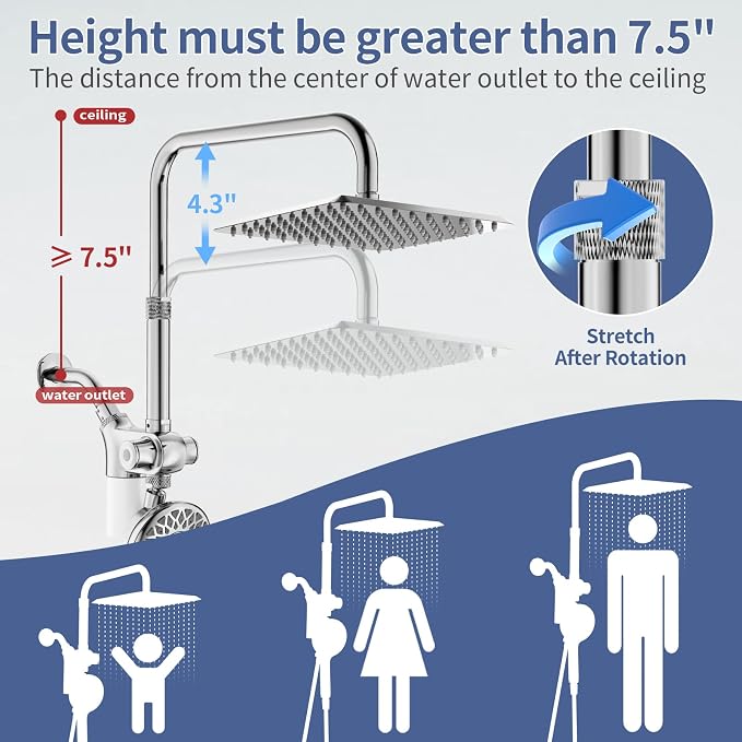 SINGSUO Filtered Rain Shower Head - Image 4