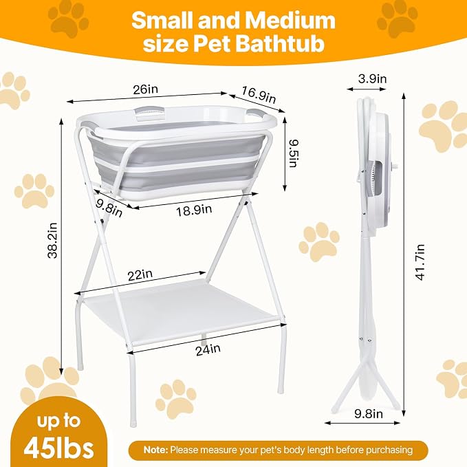 2 in 1 Dog Bath Tub Dog Washing Station - Image 5