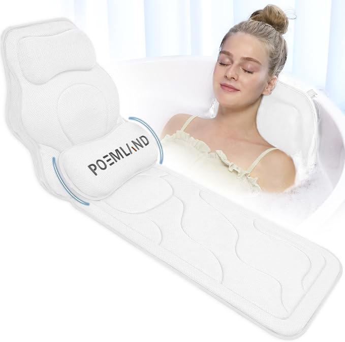 Full Body Bath Pillow for Tub by poemland