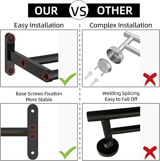 30 Inch Double Towel Bars, Taaji Towel Rack - Image 3