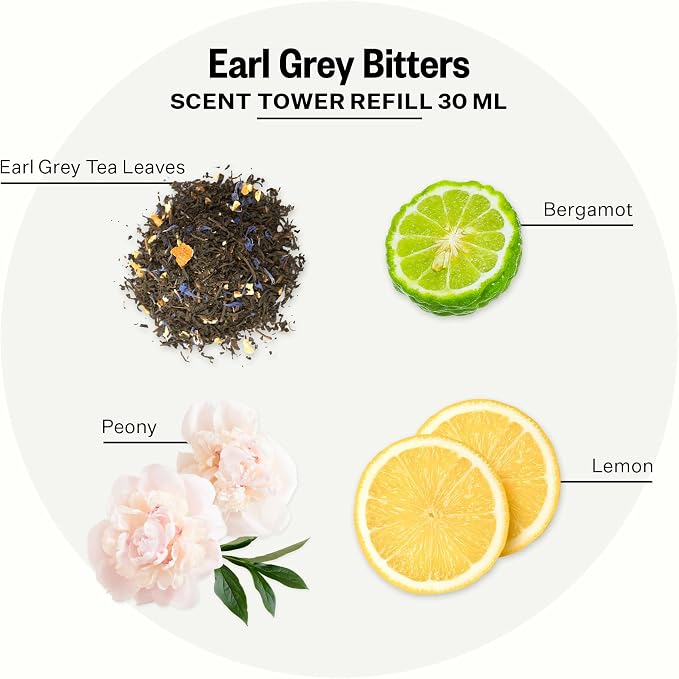 Apotheke Scent Tower Aromatherapy Diffuser Fragrance Refill, Earl Grey Bitters - Image 2