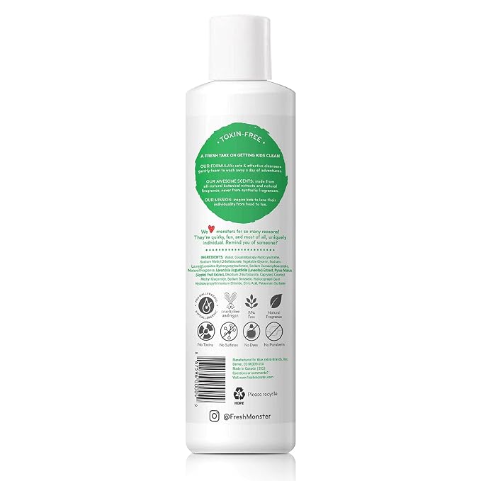 Fresh Monster 2-in-1 Kids Shampoo & Body Wash, Ocean Splash - Image 2