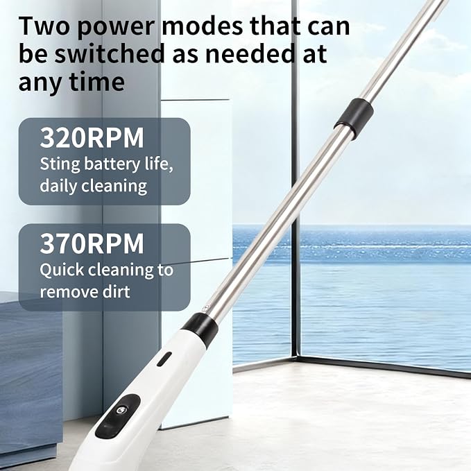 Rechargeable Electric Spin Scrubber, Waterproof Power Cleaner - Image 5