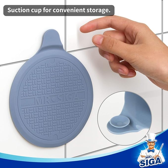 MR.SIGA Silicone Bathtub Stopper, Drain Stopper - Image 6