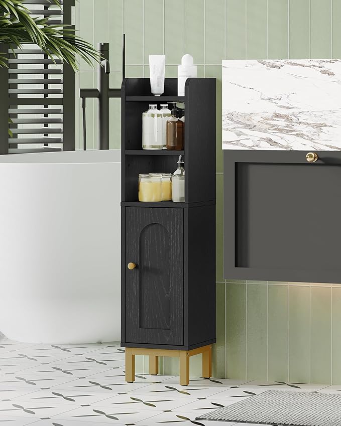 Bathroom Storage Cabinet, Small Corner Floor Cabinet - Image 4