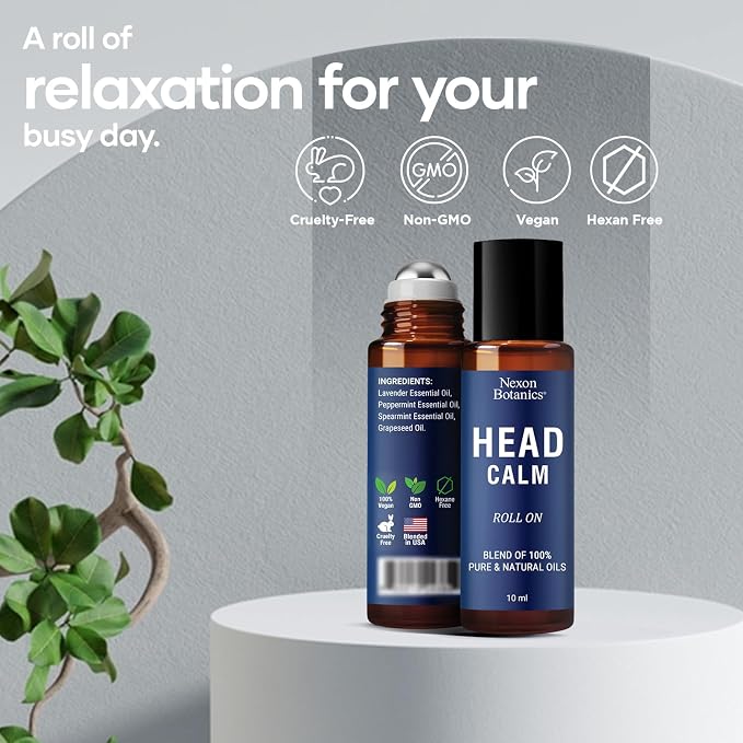 Head Calm Essential Oil Roll-On 10 ml - Image 2