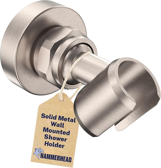 HammerHead Showers Solid Metal Handheld Showerhead Holder Wall Mount, by HammerHeadShowers