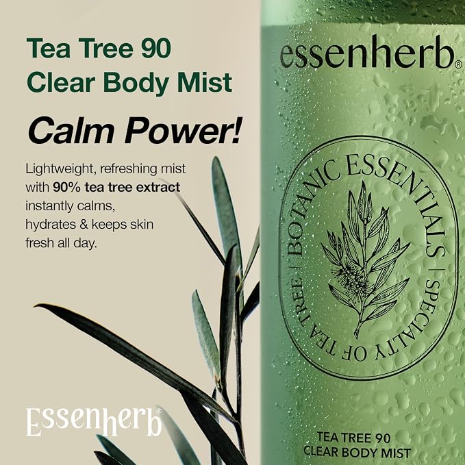 Tea Tree 90 Clear Body Mist for acne skin | 360° Moisture Spraying - Image 2