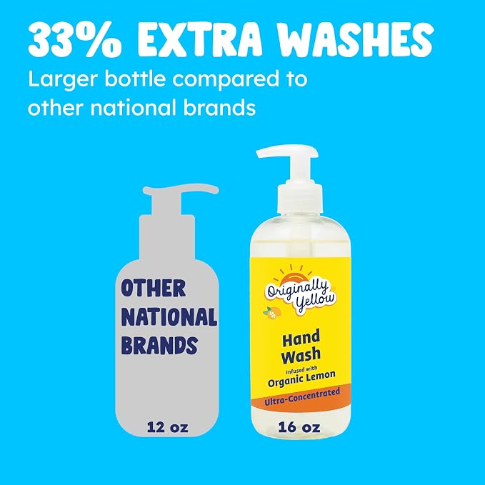 Originally Yellow Plant-Based Hand Soap All Natural Infused - Image 8