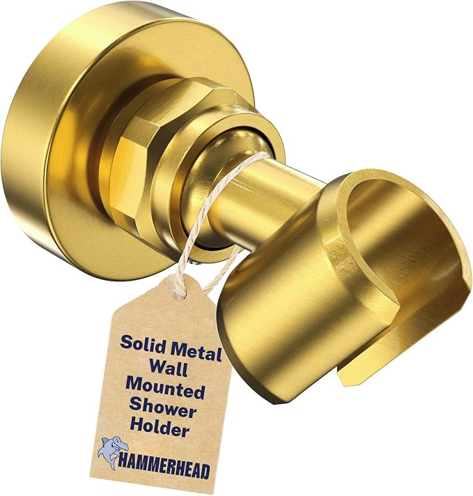 HammerHead Showers Solid Metal Handheld Showerhead Holder Wall Mount, by HammerHeadShowers