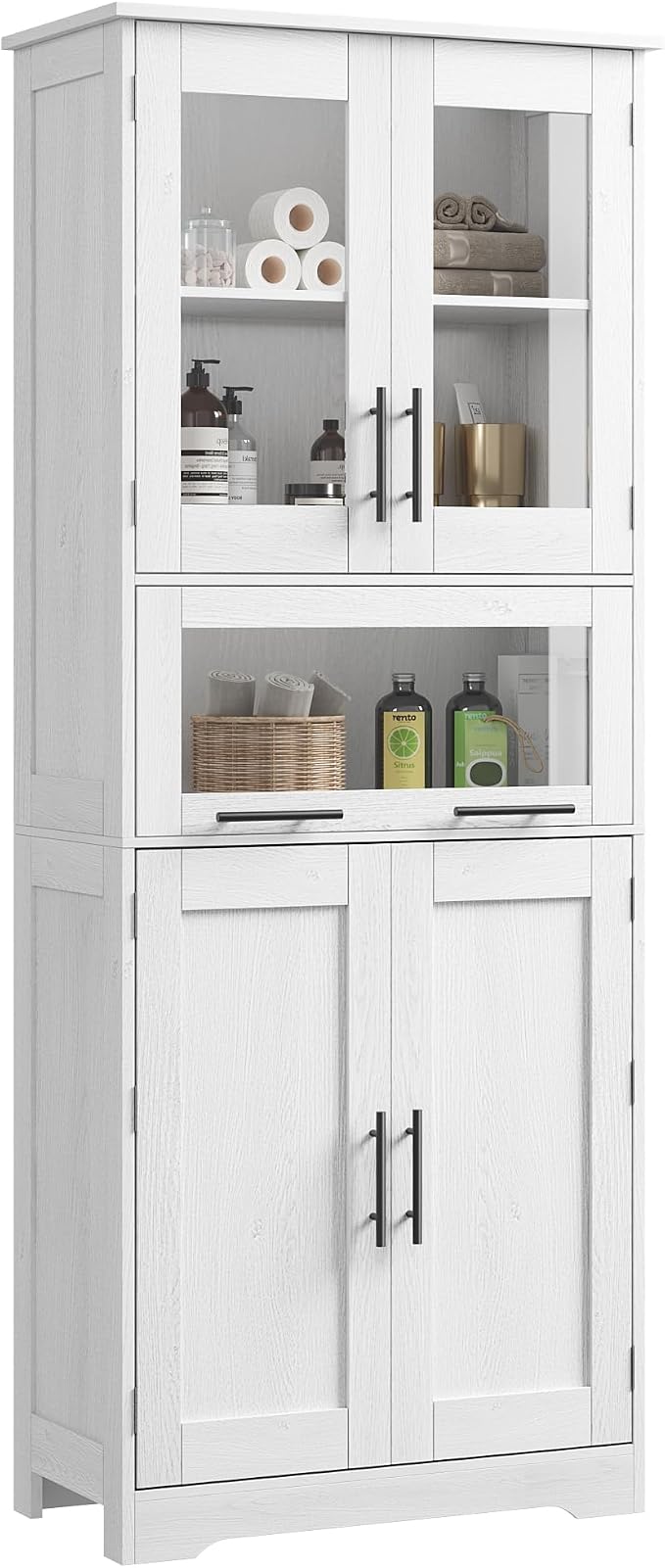 GAOMON Tall Bathroom Cabinet, Freestanding Storage Cabinet - Image 9