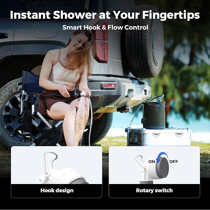 FLEXTAILGEAR Tiny Shower Portable Shower - Image 6