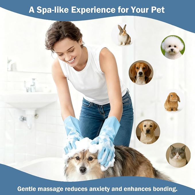pte Grooming Gloves: Bite-Resistant Pet Bathing Glove - Image 7
