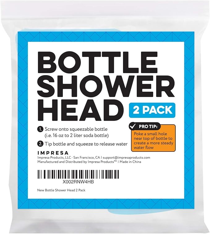 Impresa Water Bottle Attachment Shower Sprinkler Cap - Image 6