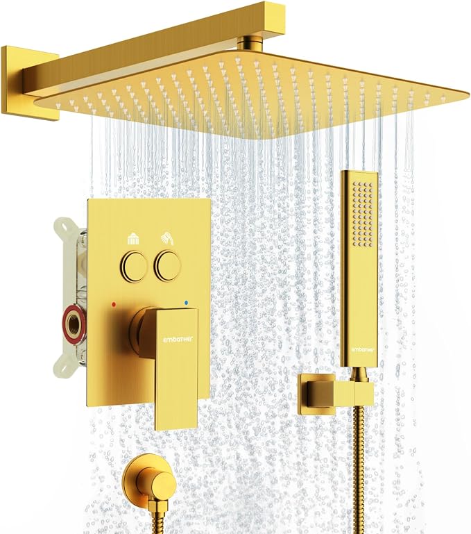 Shower System Shower Faucet Set by EMBATHER