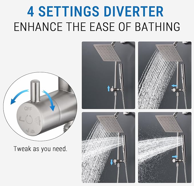 G-Promise All Metal Shower Diverter - Image 5