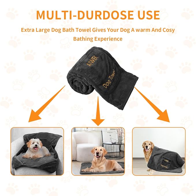 Super Absorbent Microfiber Dog Towels - Image 5
