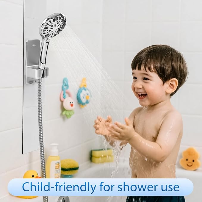 Modular Magnetic Handheld Shower Holder, 5-Section Customizable Sliding Rail - Image 4