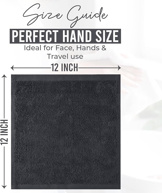 DAN RIVER 24 Pack Wash Cloths for Showering - Image 2