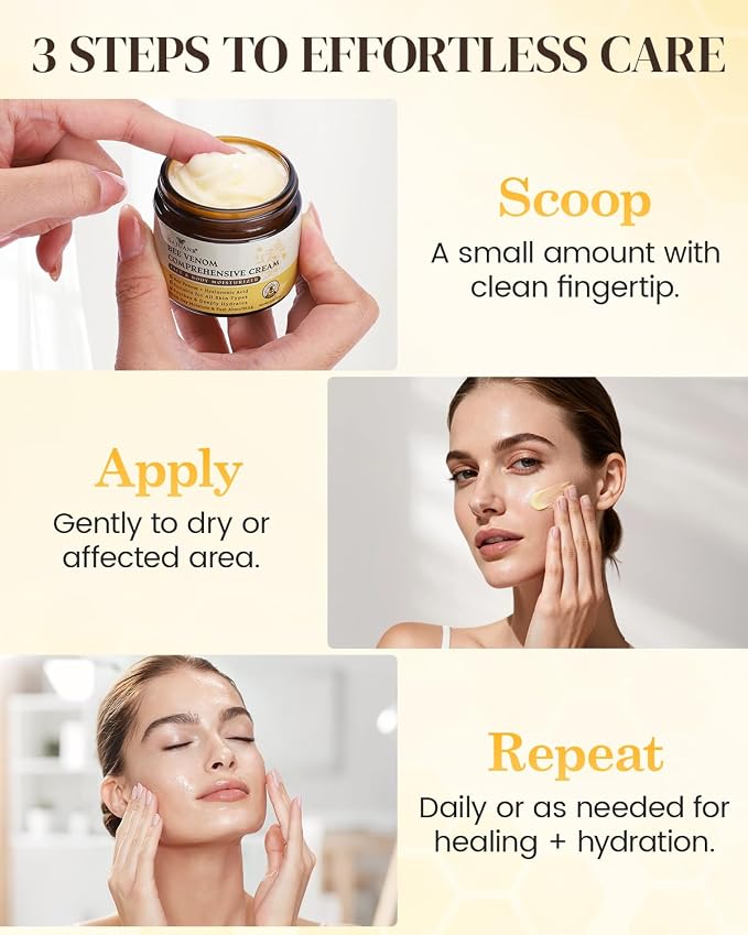 Bee Venom Comprehensive Cream, Bee Venom Skin Treatment Cream, All-in-One - Image 6
