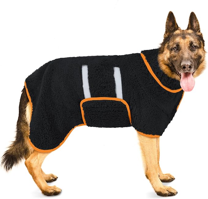 Bienbee Dog Bathrobe, Quick Drying Super Absorbent Dog Robes by Bienbee