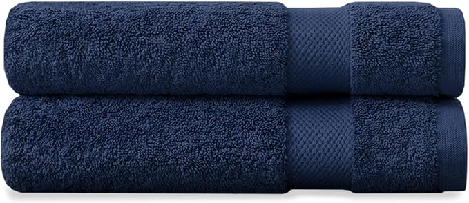 Delara Organic Cotton Luxuriously Plush Hand Towel Pack of 2 | GOTS & OEKO-TEX by Delara